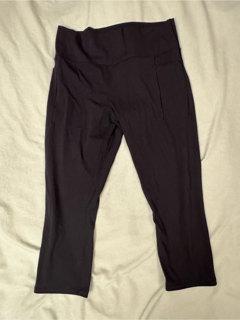 Avia Black High-Waist Capri Leggings